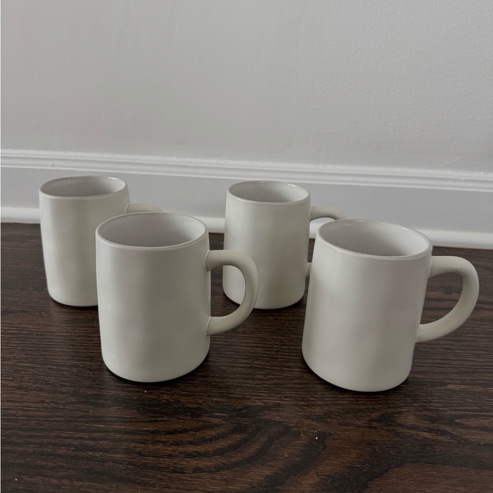 4 Hearth & Hand Stoneware Mugs